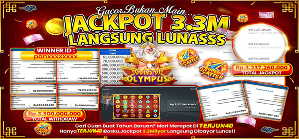 TERJUN4D JACKPOT 3.3 MILYAR